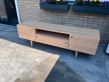 TV meubel eiken look 160cm breed beschikbaar voor biedingen