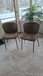 2 groene eetkamerstoelen, zgan, Ophalen, Zo goed als nieuw, Overige kleuren, Twee