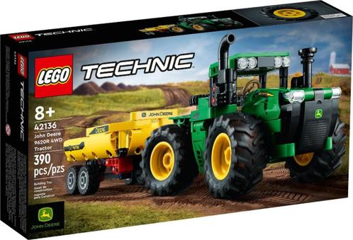 Lego | Technic | John Deere 9620R 4WD Tractor | 42136, Kinderen en Baby's, Speelgoed | Duplo en Lego, Nieuw, Lego, Complete set
