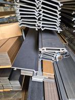 Partij composiet gevelbekleding zwart / Zweeds rabat, Doe-het-zelf en Verbouw, Platen en Panelen, Overige materialen, Gebruikt