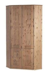 Ikea Alve hoek-computerkast bruin eikenhout, Huis en Inrichting, Kasten | Computermeubels, Ophalen, Zo goed als nieuw, 40 tot 80 cm