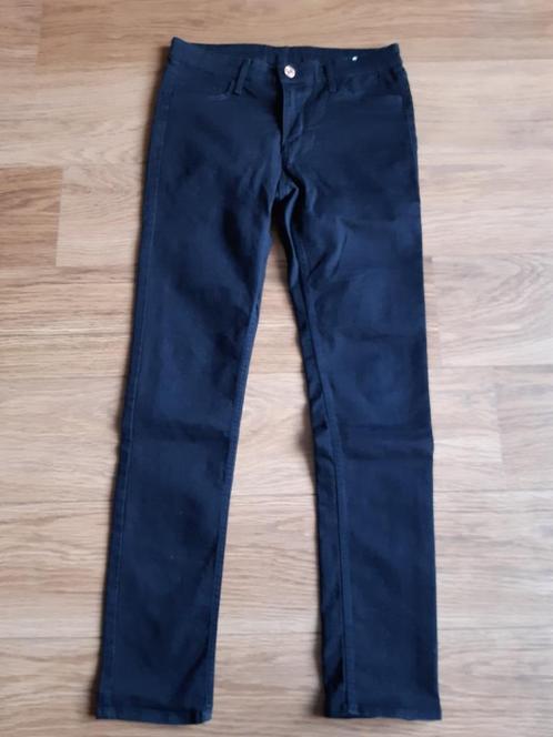 H&M skinny jeans. Zwart. Maat 158. 1 x gedragen., Kinderen en Baby's, Kinderkleding | Maat 158, Zo goed als nieuw, Meisje, Broek
