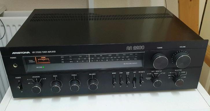 Aristona ar-2200 receiver vintage 1978, Audio, Tv en Foto, Versterkers en Receivers, Gebruikt, Stereo, Overige merken, Ophalen of Verzenden