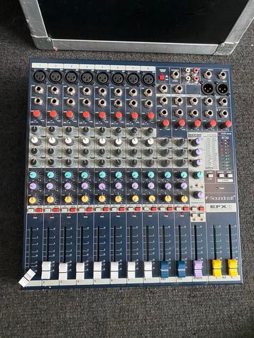 Soundcraft EFX8 mixer >> CHANNEL 1 = defect beschikbaar voor biedingen
