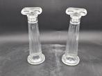 2 idenieke glazen flessen, jaren 70, Ophalen of Verzenden
