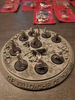 Lord of the Rings Verzamelaar Bord met Tinnen Beeldjes, Ophalen of Verzenden, Zo goed als nieuw, Beeldje of Buste