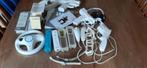 Wii spelcomputer met toebehoren en spellen, Gebruikt, Met 3 controllers of meer, Met games, Ophalen