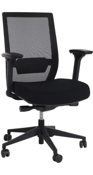 Bureaustoel KMA Pro | NEN 1335 gecertificeerd, Huis en Inrichting, Bureaustoelen, Nieuw, Bureaustoel, Zwart, Ergonomisch, Ophalen of Verzenden