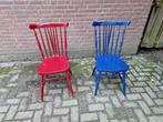 pinstoelen zweeds vintage 2x, Antiek en Kunst, Ophalen of Verzenden