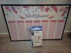Weekplanner whiteboard + stiften - Nieuw!, Ophalen of Verzenden, Nieuw, Magneetbord