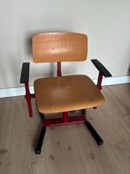 Ouderwetse schoolstoeltjes - Origineel, Ophalen, Gebruikt, Twee, Bruin