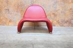 ZGANieuw rode leren Leolux Sella design fauteuil