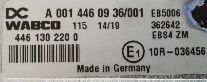 EBS stuur module MB Actros reparatie A0014460936, Auto-onderdelen, Elektronica en Kabels, Mercedes-Benz, Gebruikt, Ophalen of Verzenden