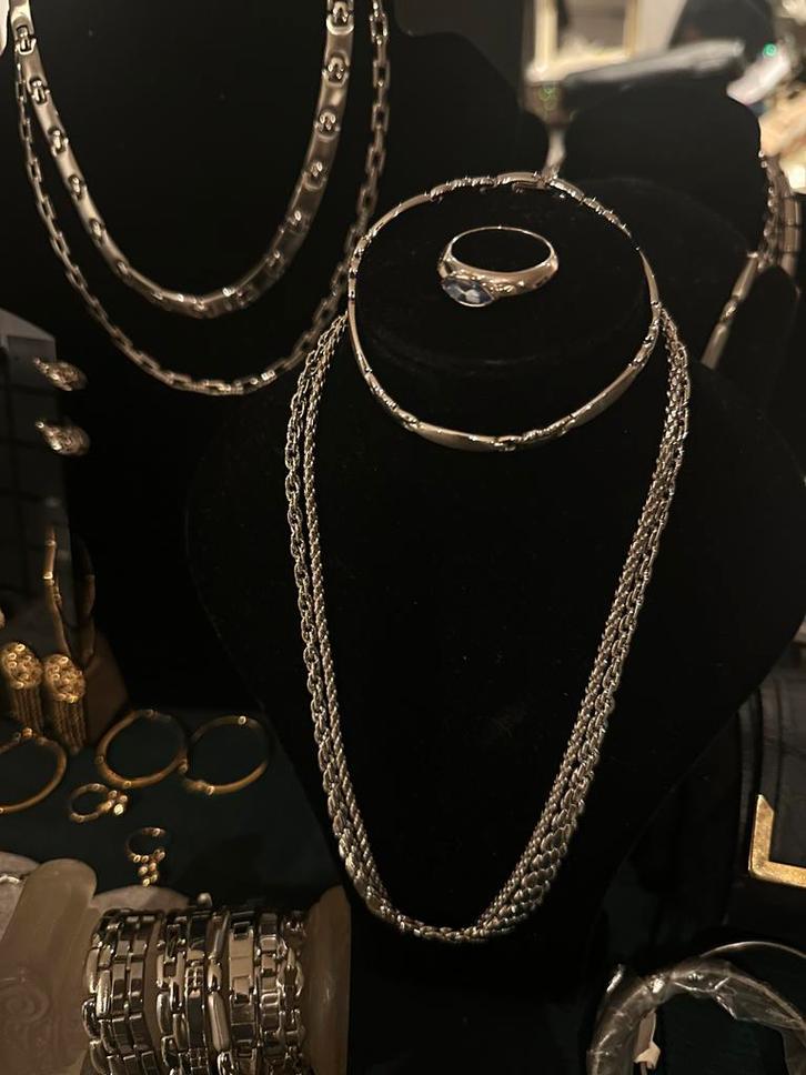 Edelstalen Kettingen & Armbanden - Grote Partij, Sieraden, Tassen en Uiterlijk, Kettingen, Nieuw, Overige materialen, Zilver, Ophalen