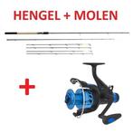 Set Ron Thompson Feeder Hengel 3,30 M - 2D + Molen Nieuw !!, Ophalen, Nieuw, Complete hengel