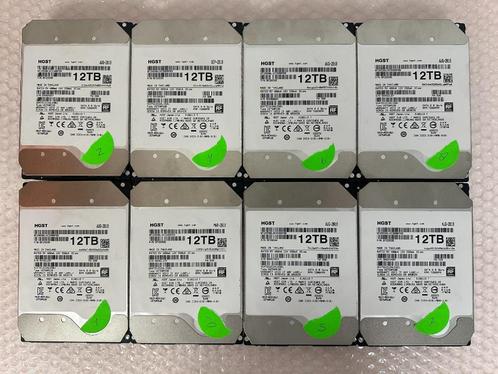 8x HGST HUH721212ALE601 - 12TB - SATA HDD, Computers en Software, Harde schijven, Gebruikt, Desktop, Intern, HDD, SATA, Ophalen of Verzenden