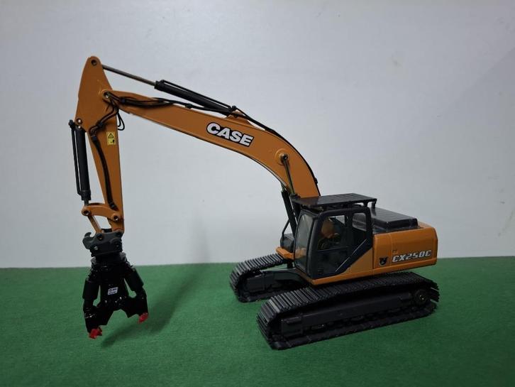 Case CX250C + MBI set slooptools Conrad 1/50, Hobby en Vrije tijd, Modelauto's | 1:50, Zo goed als nieuw, Overige typen, Conrad