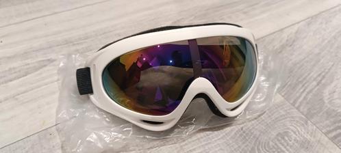 Ski-/Snowboardbril | Wit met spiegelglas | UV400, anti-co, Sport en Fitness, Skiën en Langlaufen, Nieuw, Overige typen, Overige merken