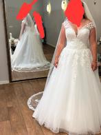 Trouwjurk, Kleding | Dames, Trouwkleding en Trouwaccessoires, Ophalen, Zo goed als nieuw, Wit, Trouwjurk