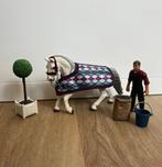 Schleich Paard met Deken & Verzorgingsset, Ophalen of Verzenden, Zo goed als nieuw, Overige typen