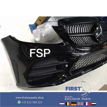 W205 C205 S205 C43 AMG VOORBUMPER FACELIFT Mercedes C Klasse beschikbaar voor biedingen