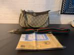 Gucci Dames Tas met 2 Riemen & Certificaat‼️, Sieraden, Tassen en Uiterlijk, Ophalen of Verzenden, Zo goed als nieuw, Bruin, Handtas