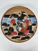 Prachtig gesigneerd Satsuma bord, porselein, Japan, 19e eeuw, Antiek en Kunst, Antiek | Porselein, Ophalen of Verzenden