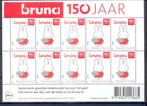 vel persoonlijke zegels postfris bruna 150 jaar, Postzegels en Munten, Postzegels | Nederland, Ophalen of Verzenden, Na 1940, Postfris