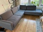 JYSK Hoekbank SVALBARD SOFA open einde rechts donkergrijs, Ophalen, Zo goed als nieuw, Stof