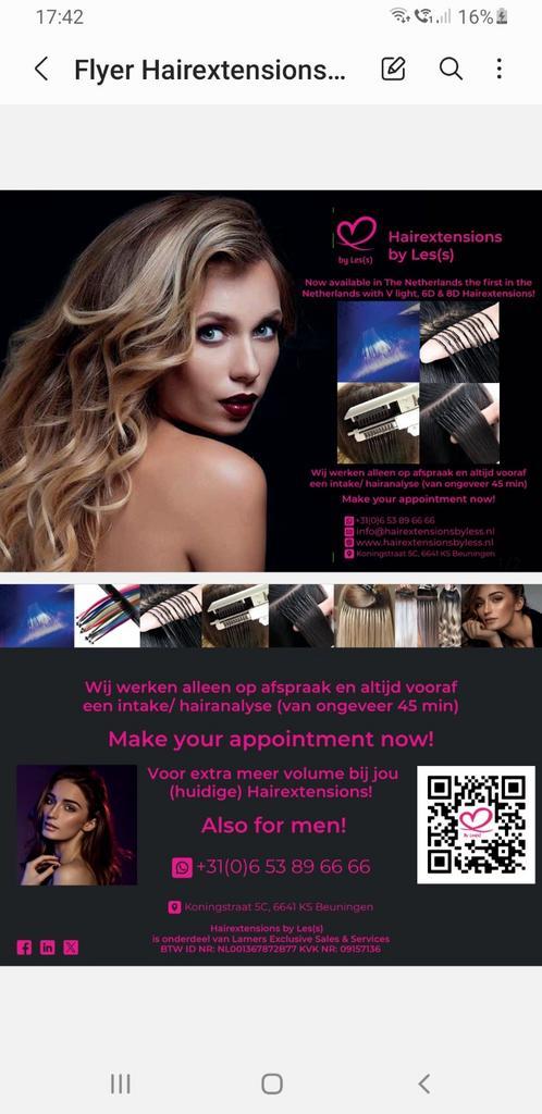 De nieuwste techniek V - LIGHT HAIREXTENSIONS!, Diensten en Vakmensen, Kappers en Thuiskappers, Hairextensions