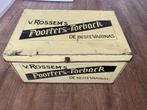 Oud winkelblik Van Rossem's Poorters-Toeback, Ophalen of Verzenden, Gebruikt, Gebruiksvoorwerp