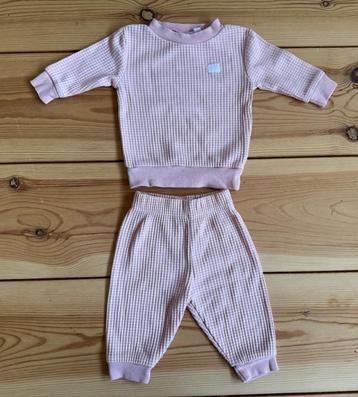Feetje Pyjama / Setje (tweedelig) - Roze Wit Ruit - maat 56 beschikbaar voor biedingen