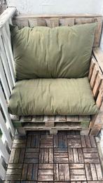 Grote groene kussens Mood Collection, Huis en Inrichting, Ophalen, Zo goed als nieuw, Groen, Rechthoekig