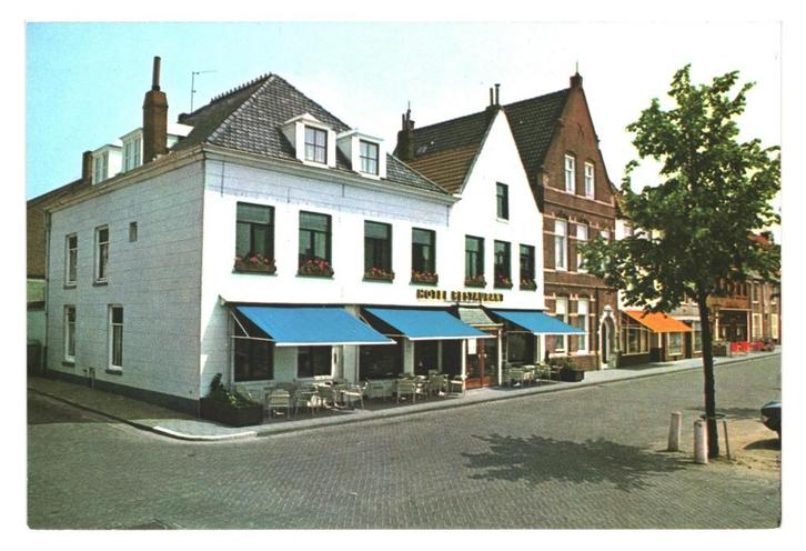 979326 IJzendijke Zeeland Hotel Hof van Koophandel Nette, Verzamelen, Ansichtkaarten | Nederland, Ongelopen, Zeeland, Ophalen of Verzenden