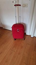 Samsonite handbagage rood 4 wieltjes soepel, 50 tot 60 cm, Hard kunststof, Ophalen of Verzenden, Zo goed als nieuw