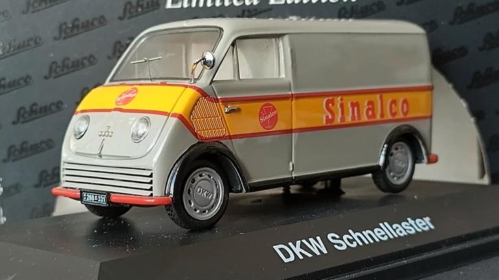 DkW 3=6 schnellaster sinalco 1:43 Schuco Pol, Hobby en Vrije tijd, Modelauto's | 1:43, Zo goed als nieuw, Auto, Schuco, Verzenden