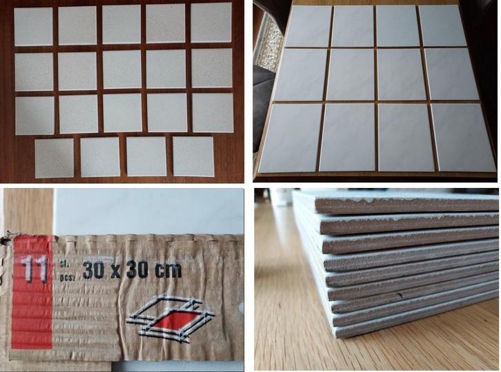 Tal van wand- en vloertegels (veelal Sphinx Maastricht), Doe-het-zelf en Verbouw, Tegels, Nieuw, Wandtegels, Keramiek, 60 cm of meer