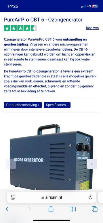 Ozon generator beschikbaar voor biedingen