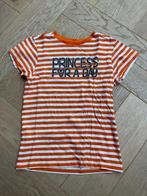 Leuk zgan oranje shirt Princess for a day 122/128, Kinderen en Baby's, Kinderkleding | Maat 122, Ophalen of Verzenden, Zo goed als nieuw