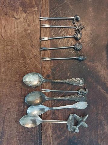 Vintage Lepeltjes & Prikkers - Unieke Collectie beschikbaar voor biedingen