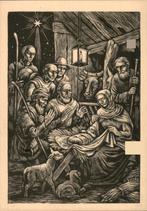 Driekoningen, Nicolaas Bulder, 1934, Verzamelen, Ansichtkaarten | Themakaarten, Verzenden, 1920 tot 1940, Ongelopen, Feest(dag)