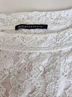 Kanten blouse/shirt, Expresso, Wit, Maat 46/48 (XL) of groter, Ophalen of Verzenden