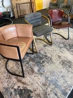 Gave design stoelen! 100% leer en ongebruikt, Ophalen, Zo goed als nieuw, Leer