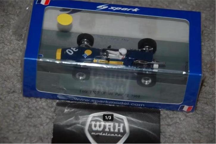 1:43 LOLA T100 F1 PAU SPARK SF125 WRH, Hobby en Vrije tijd, Modelauto's | 1:43, Zo goed als nieuw, Auto, Overige merken, Verzenden