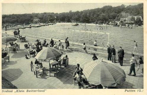 (300-285-007) Putten Bosbad Klein Zwitserland, Verzamelen, Ansichtkaarten | Nederland, Gelderland, Verzenden