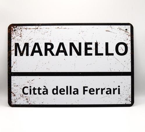Maranello Citta della Ferrari bord 328 308 360 F355 F430 550, Verzamelen, Merken en Reclamevoorwerpen, Nieuw, Reclamebord, Verzenden