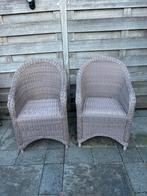 2 zware kwaliteit  Wicker tuinstoelen, Ophalen, Gebruikt, Wicker