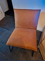 Cognac kleurige fauteuil, Huis en Inrichting, Stoelen, Ophalen, Bruin, Zo goed als nieuw, Eén