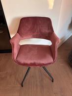 8 Stijlvolle pink velvet stoelen NIEUW!!, Ophalen of Verzenden, Zo goed als nieuw, Metaal, Eén