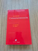 Handboek consumentenrecht vierde druk, Ophalen of Verzenden, Zo goed als nieuw, Uitgeverij Paris